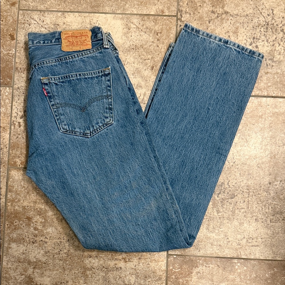 Levi's 501 Men's Classic Straight Blue Jeans 34x34